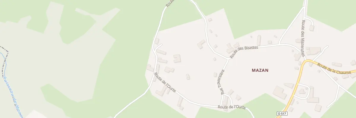 Plan du 5028 Mazan à Saint-Hilaire