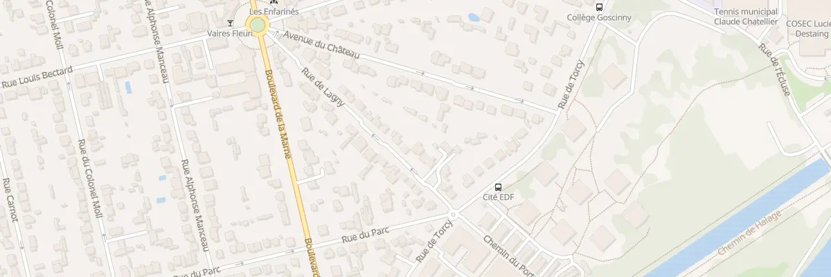 Plan du 29 Rue de Lagny à Vaires-sur-Marne