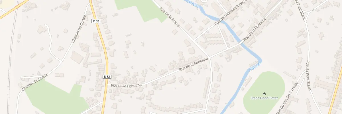 Plan du 80 Rue de la Fontaine à Albert