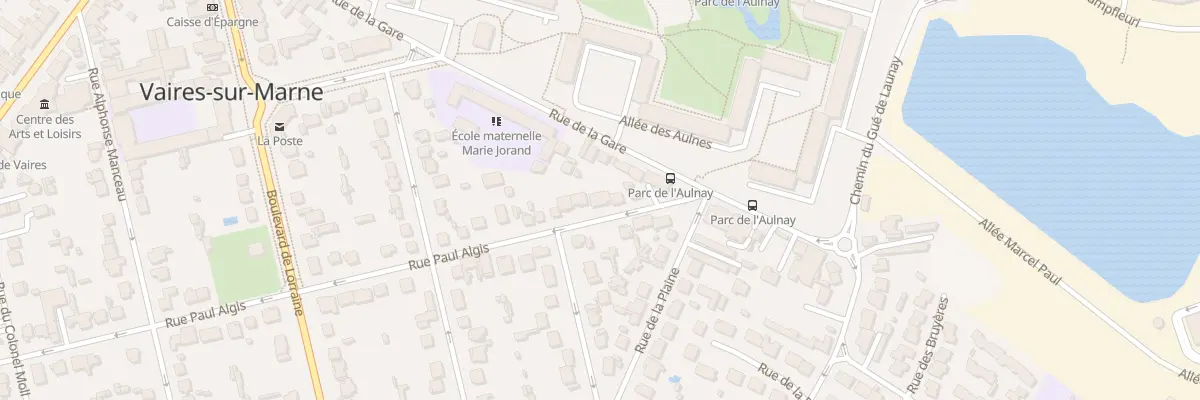 Plan du 10 Rue Paul Algis à Vaires-sur-Marne
