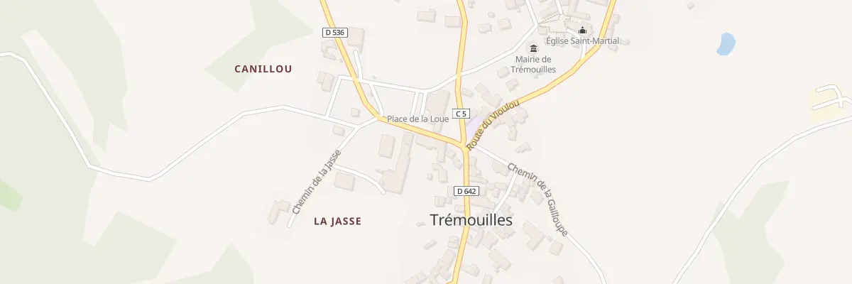 Plan du 5044 Tremouilles à Trémouilles
