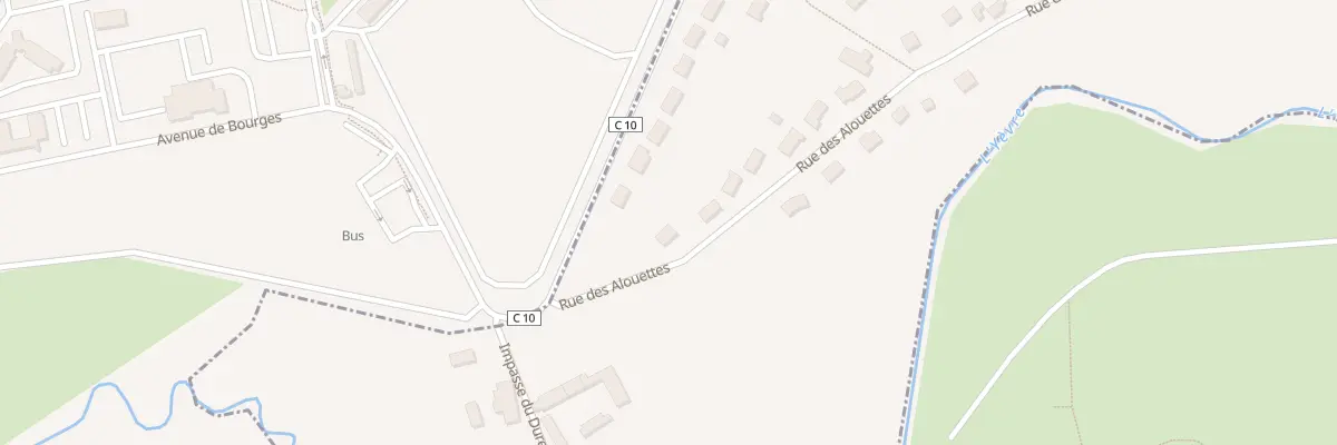 Plan du 54 Rue des Alouettes à Farges-en-Septaine