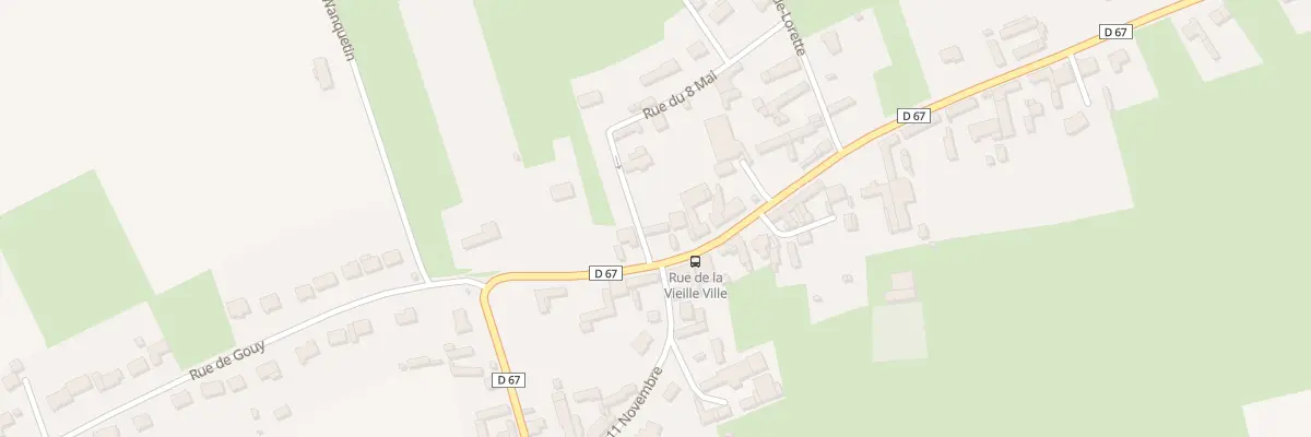 Plan du 7 Rue de la Vieille Ville à Simencourt
