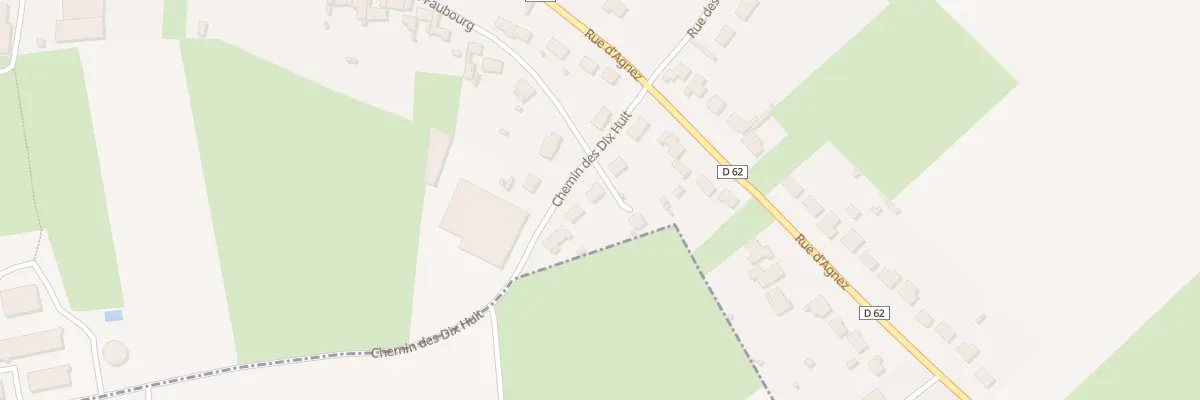 Plan du 2 Che des Dix Huit à Haute-Avesnes