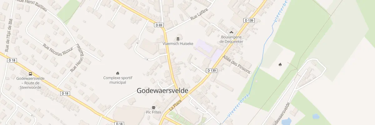 Plan du 63 Rue de Boeschepe à Godewaersvelde