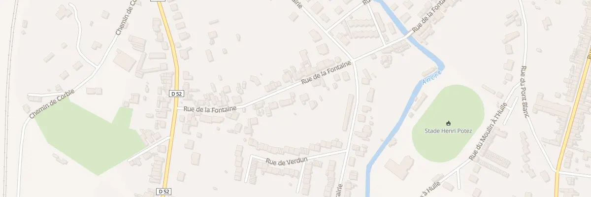 Plan du 101 Rue de la Fontaine à Albert