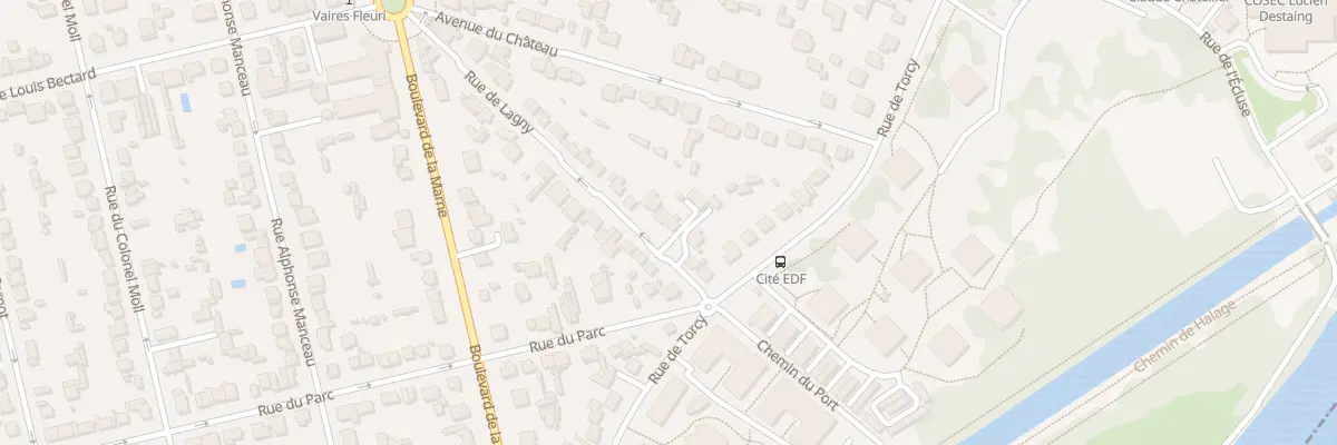 Plan du 33 Rue de Lagny à Vaires-sur-Marne