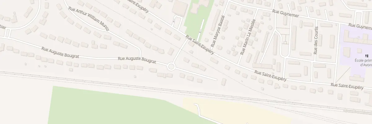 Plan du 8 Rue Auguste Bougrat à Avord