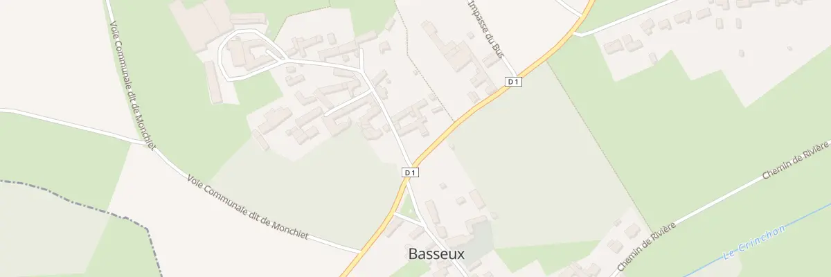 Plan du 1 Rue d’En Haut à Basseux