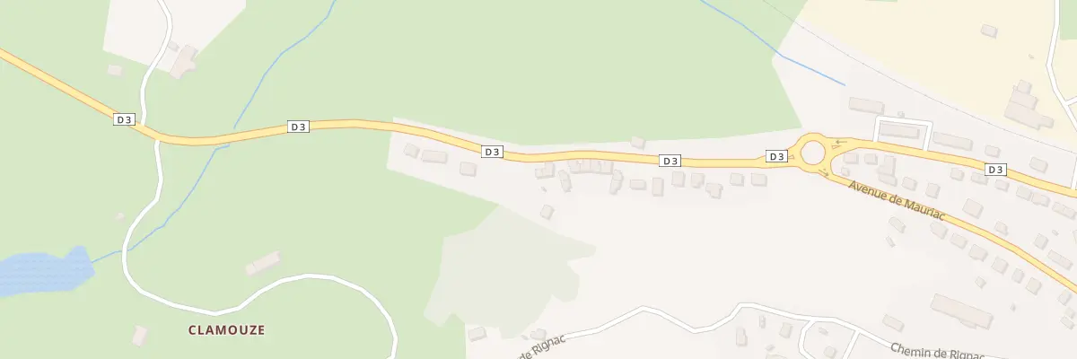 Plan du 47B Av de Mauriac à Ussel