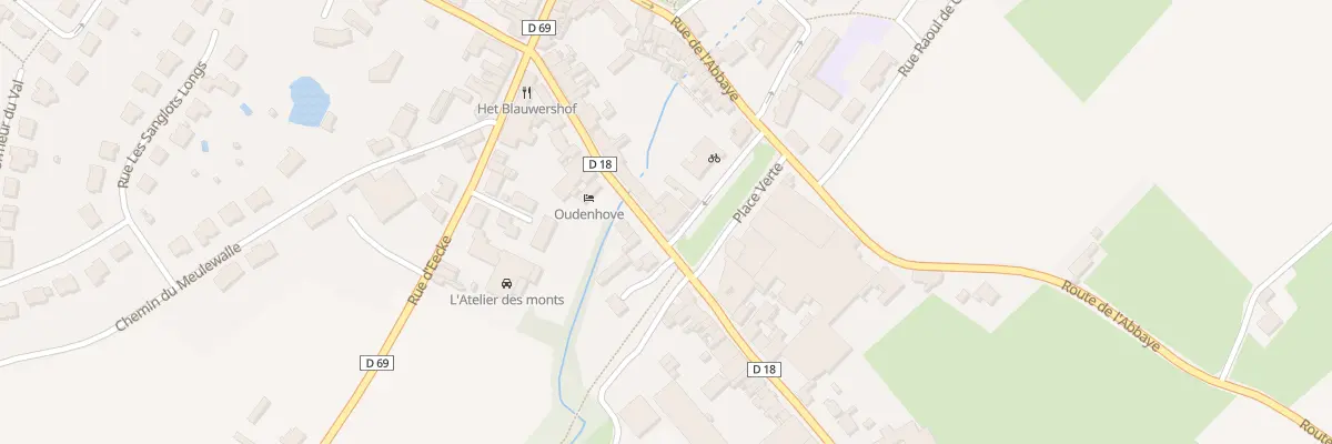 Plan du 168 Pl Verte à Godewaersvelde