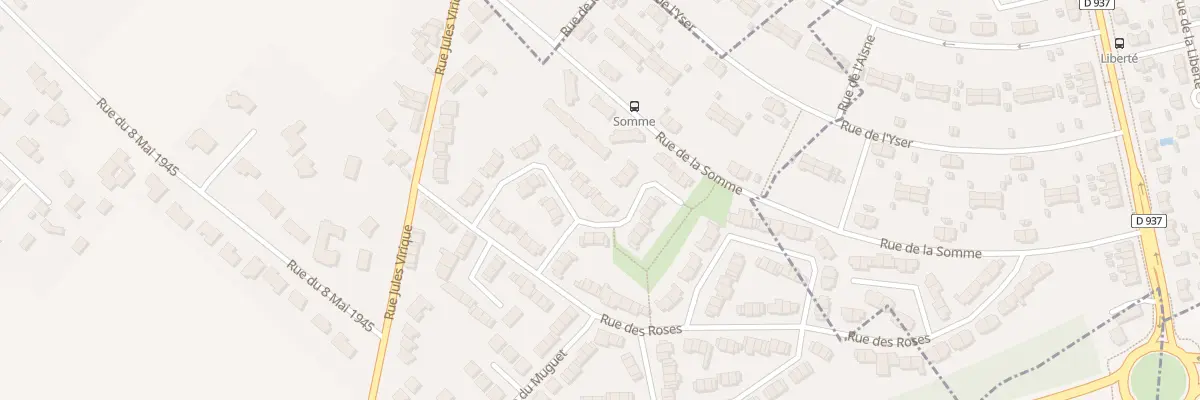 Plan du 1 Rue des Bleuets à Verquin