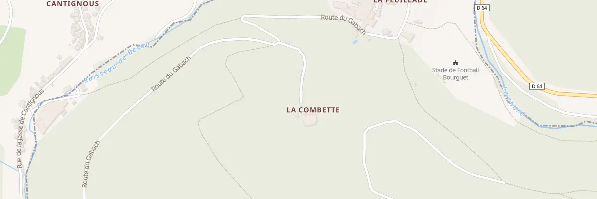 Plan du 5025 La Combette à Verreries-de-Moussans