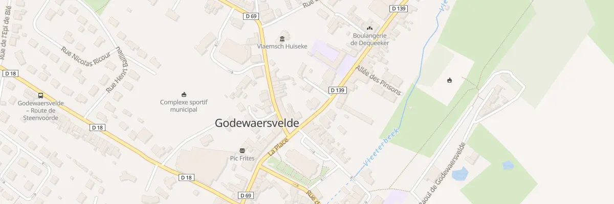 Plan du 43 Rue de Boeschepe à Godewaersvelde