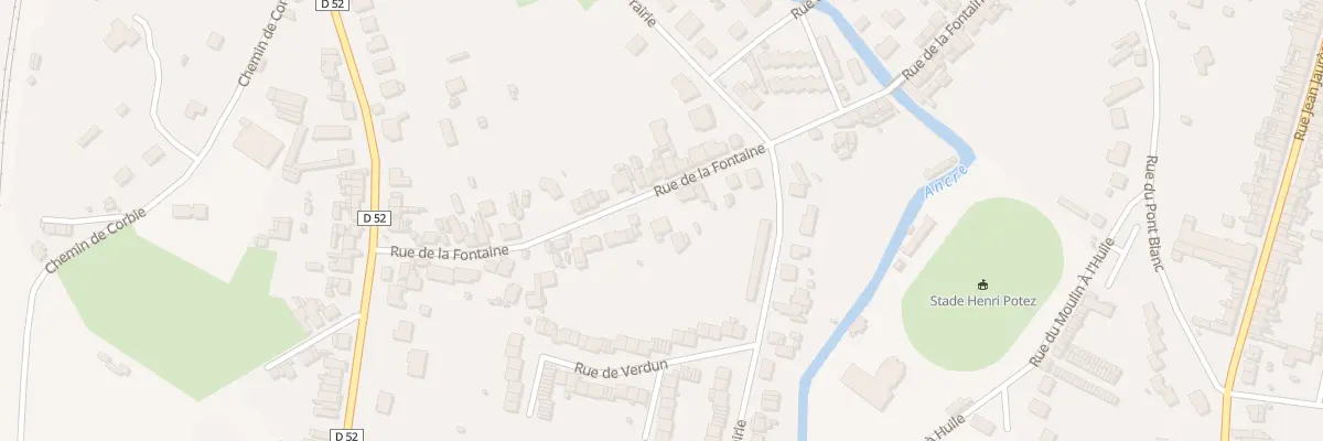 Plan du 99 Rue de la Fontaine à Albert