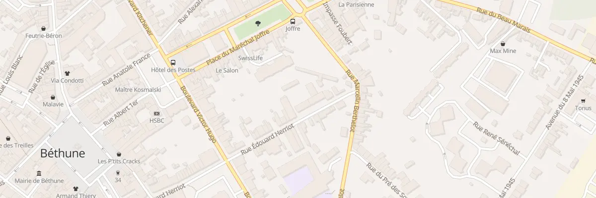 Plan du 319 Rue Edouard Herriot à Béthune