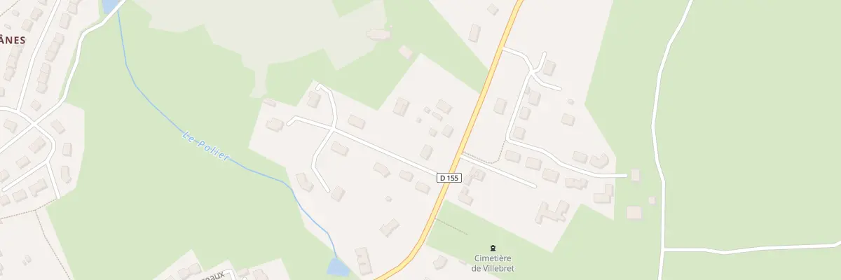 Plan du 437 Rte de Néris à Villebret