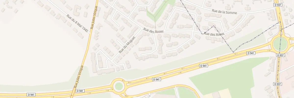 Plan du 8 Rue des Lys à Verquin