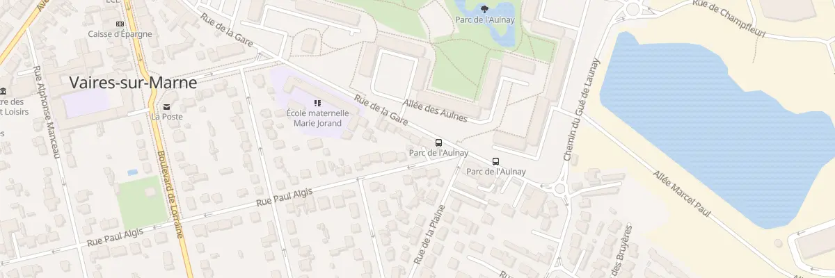 Plan du 58 Rue de la Gare à Vaires-sur-Marne