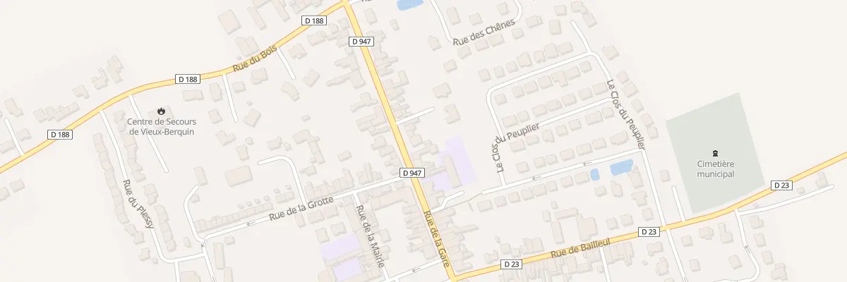 Plan du 36 Rue de la Gare à Vieux-Berquin