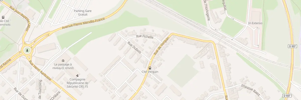 Plan du 194 Rue de Verquin à Béthune