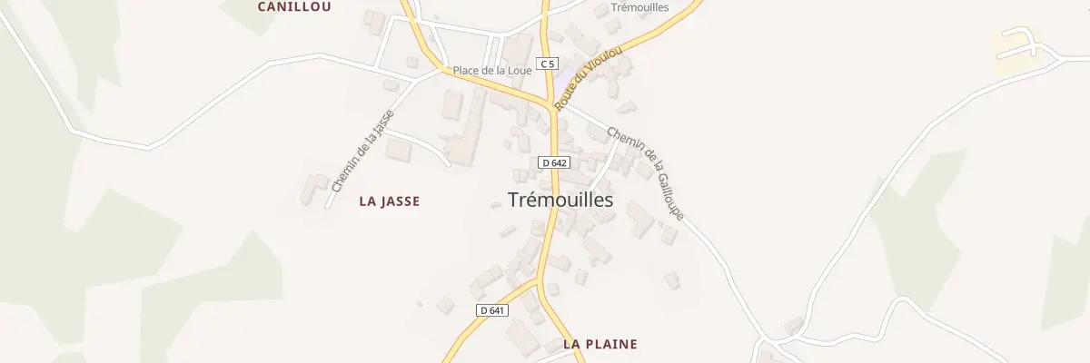 Plan du 5036 Tremouilles à Trémouilles