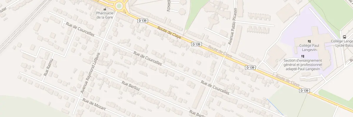 Plan du 47 Rue de Courcelles à Mitry-Mory