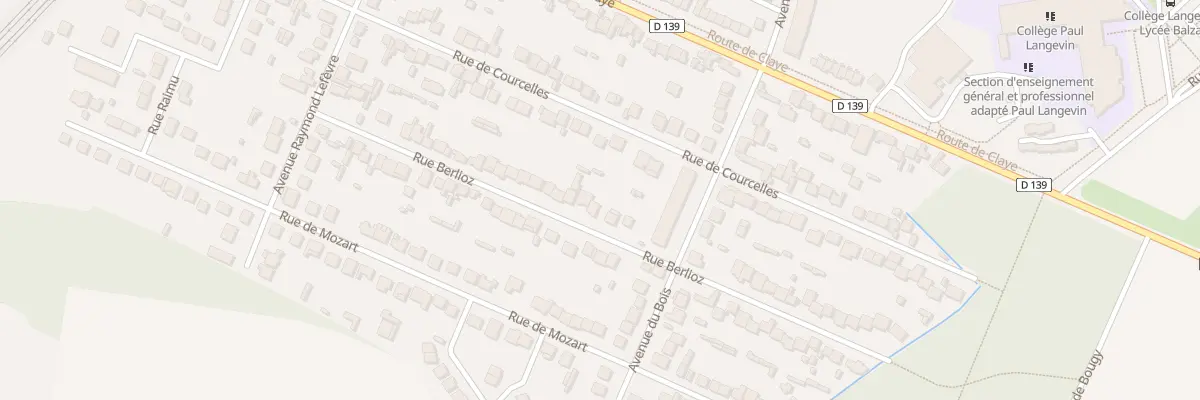 Plan du 39 Rue Berlioz à Mitry-Mory