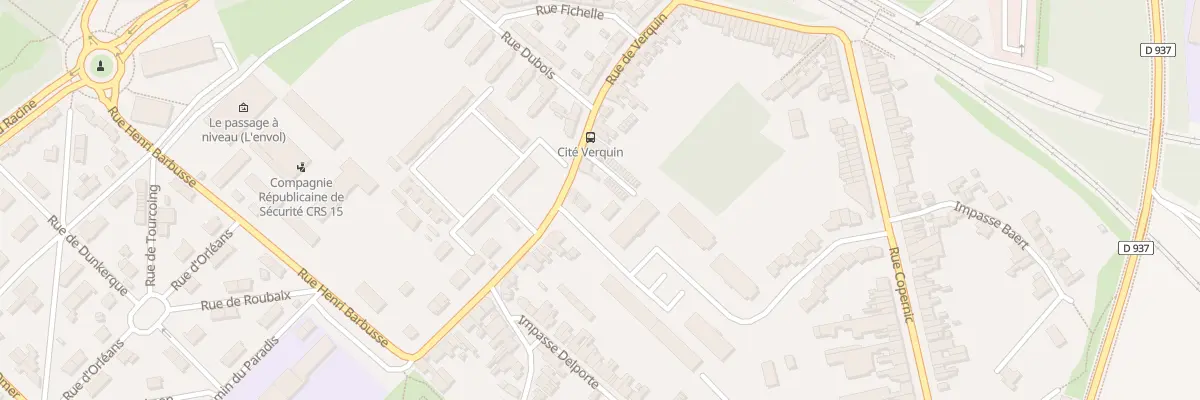 Plan du 275 Rue de Verquin à Béthune