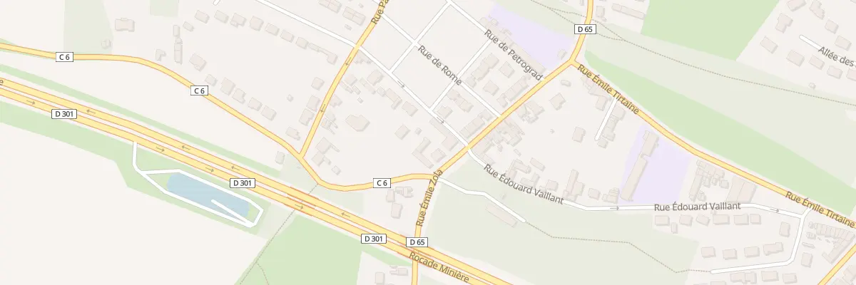 Plan du 6B Rue Emile Zola à Hersin-Coupigny