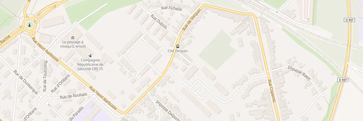 Plan du 267 Rue de Verquin à Béthune
