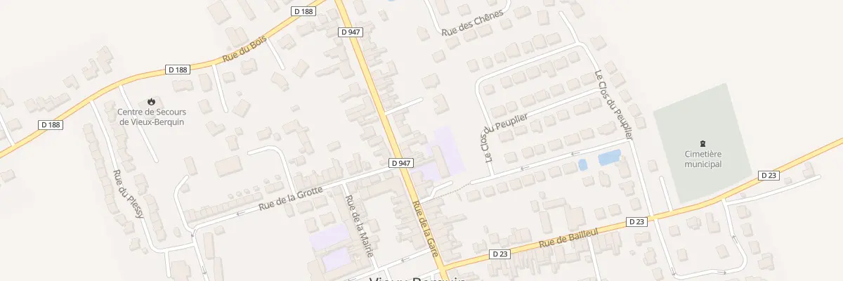 Plan du 34 Rue de la Gare à Vieux-Berquin