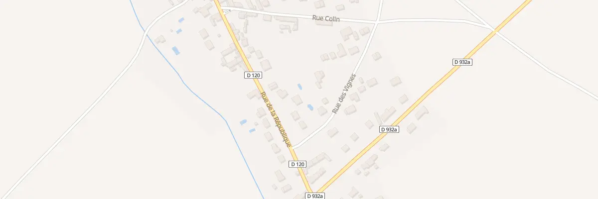 Plan du 44 Rue de la Republique à Villers-Saint-Frambourg-Ognon
