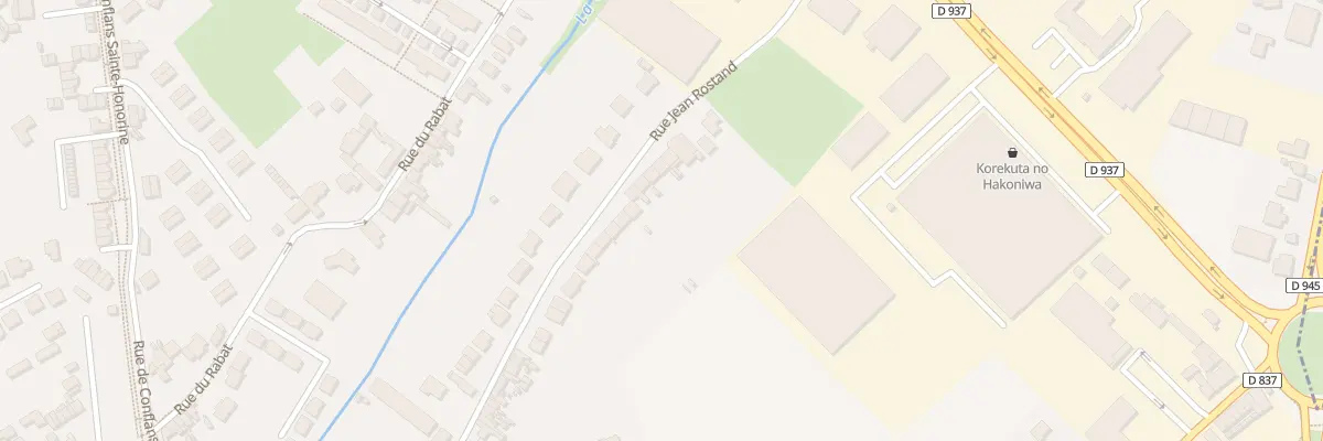 Plan du 484 Rue Jean Rostand à Béthune