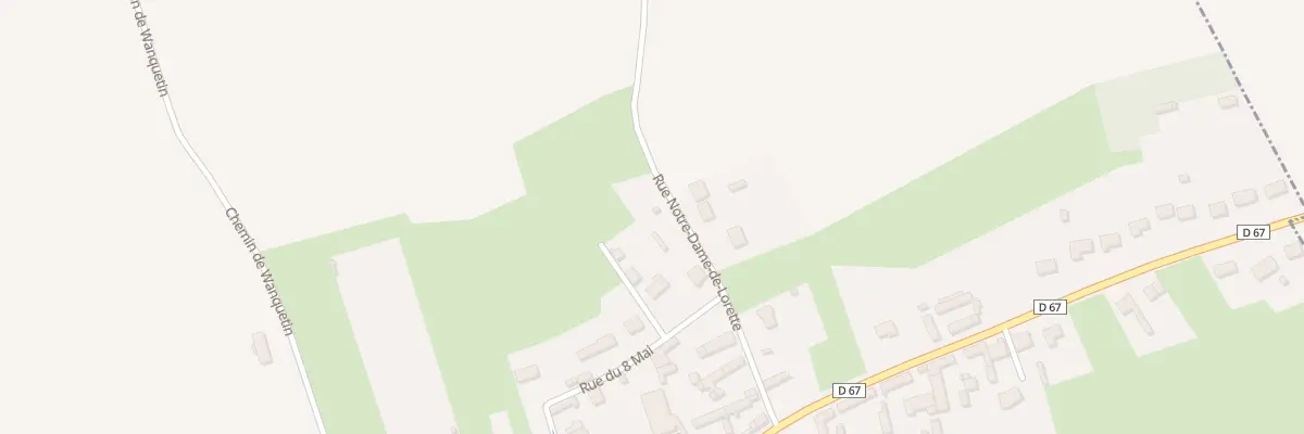 Plan du 13 Rue du Huit Mai à Simencourt