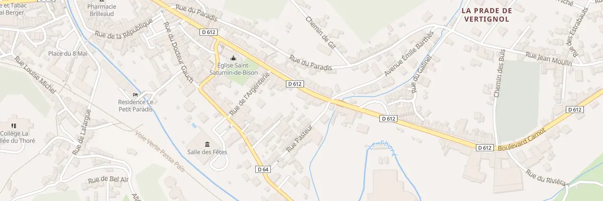 Plan du 136 Bd Carnot à Labastide-Rouairoux