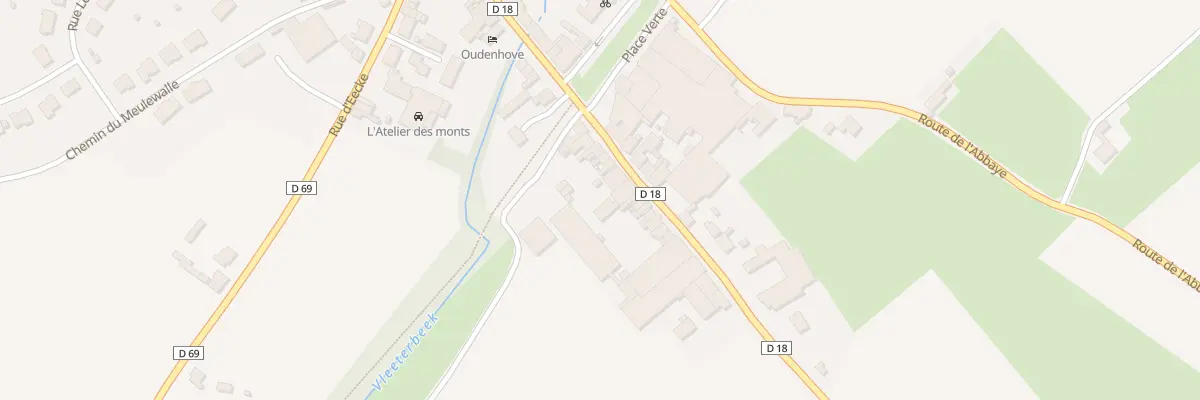 Plan du 236 Rue du Mont des Cats à Godewaersvelde