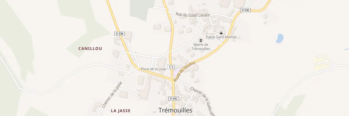 Plan du 5006A Tremouilles à Trémouilles