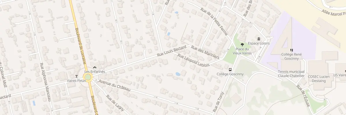 Plan du 9 Rue Louis Bectard à Vaires-sur-Marne