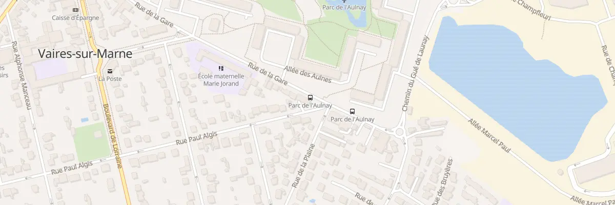 Plan du 2 Rue Paul Algis à Vaires-sur-Marne