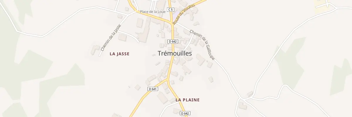Plan du 5032 Tremouilles à Trémouilles