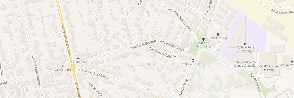 Plan du 7 Rue Louis Bectard à Vaires-sur-Marne