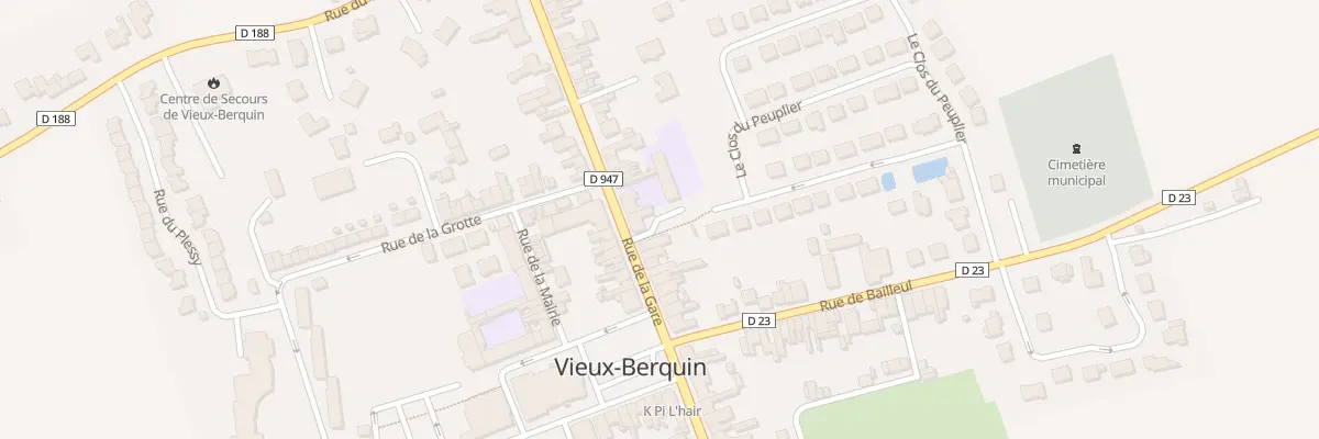 Plan du 22 Rue de la Gare à Vieux-Berquin