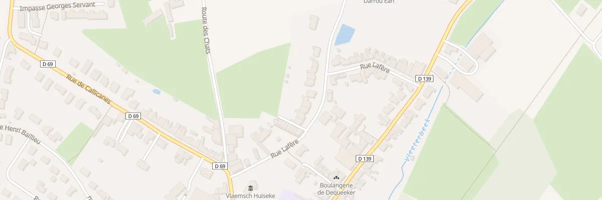 Plan du 167 Rue Lafere à Godewaersvelde