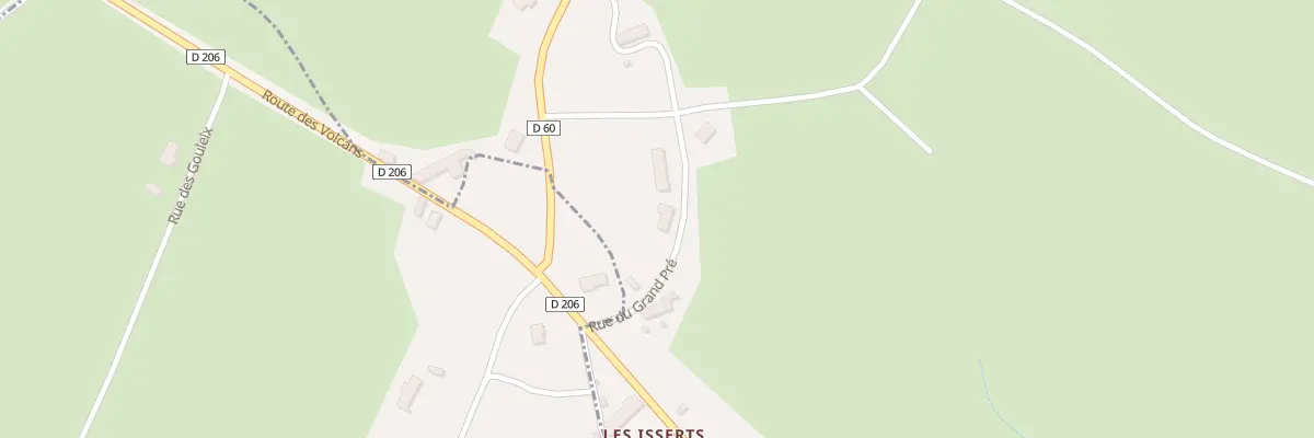 Plan du 6 Rue du Grand Pré à Villossanges