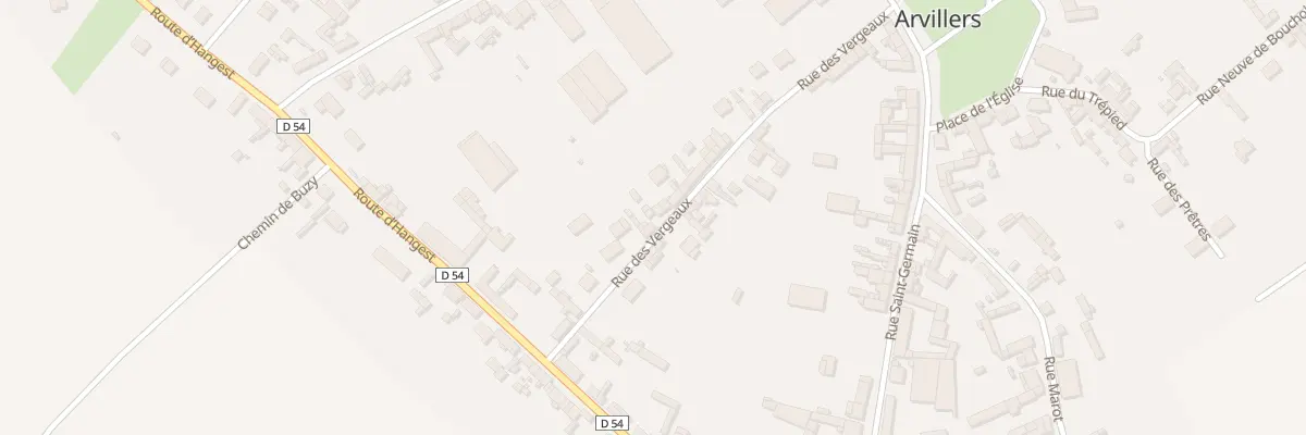 Plan du 26 Rue des Vergeaux à Arvillers