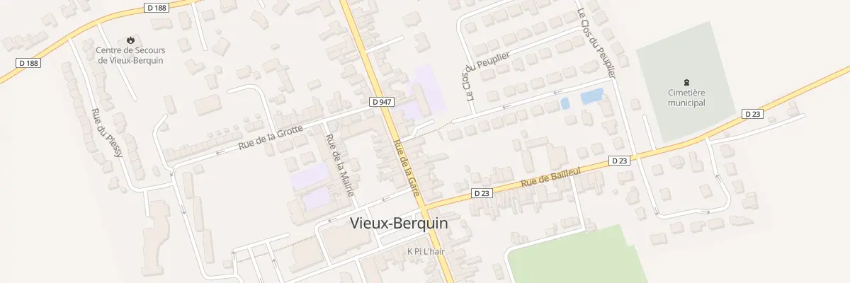 Plan du 18 Rue de la Gare à Vieux-Berquin