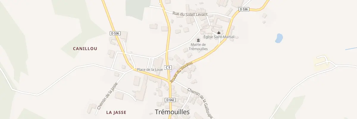 Plan du 5006 Tremouilles à Trémouilles