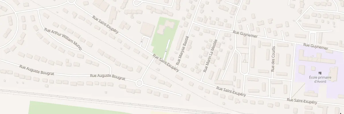 Plan du 56 Rue Saint Exupéry à Avord