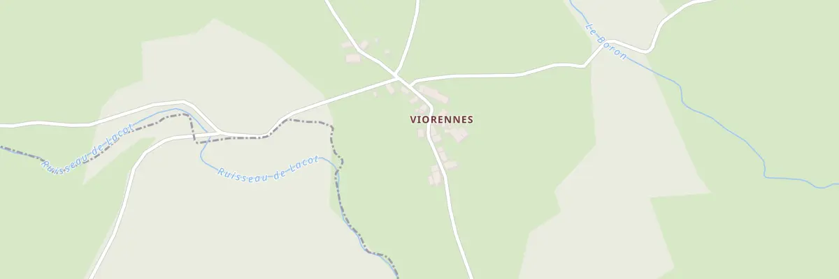 Plan du 5503 Viorenne à Pionsat